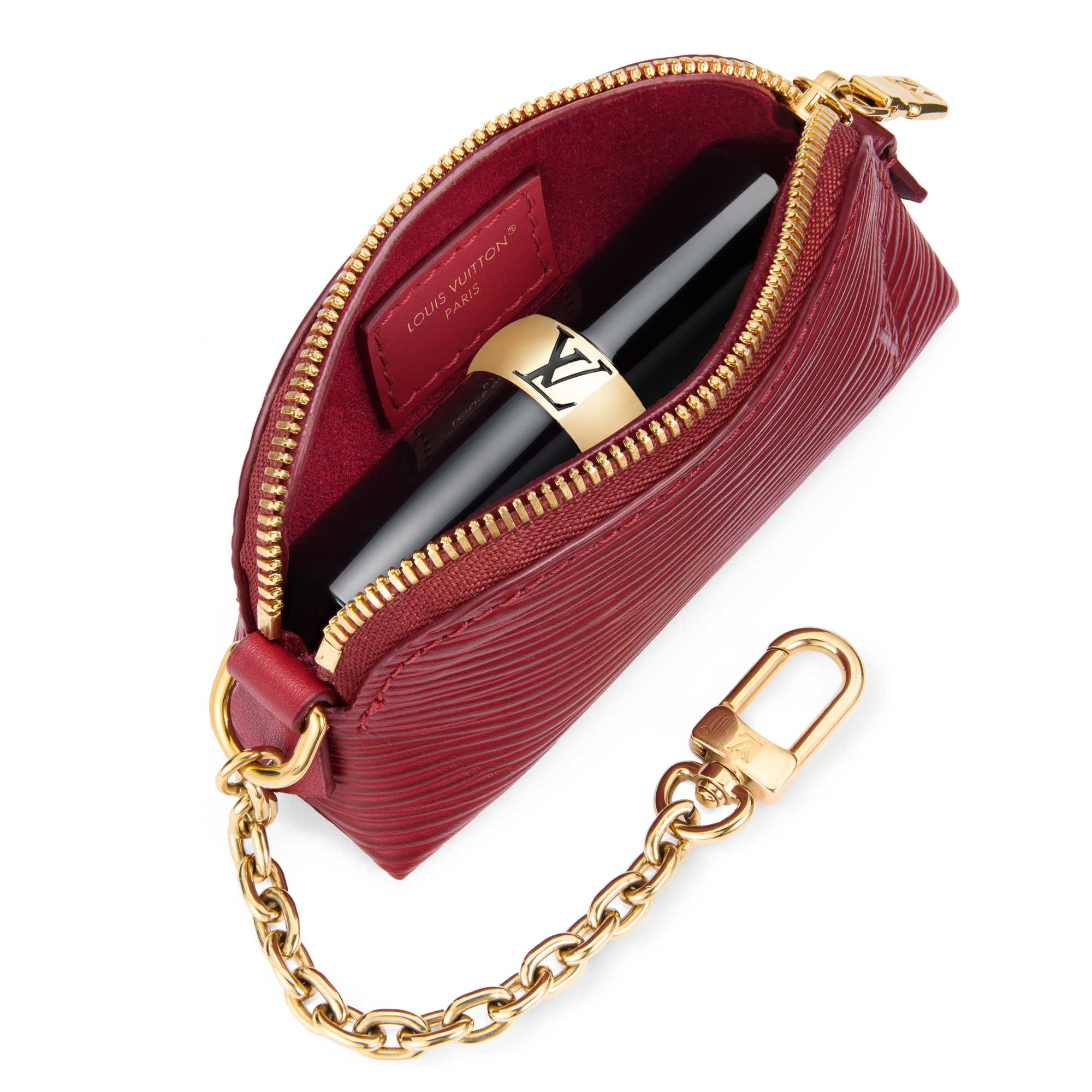 Cosmetic Lipstick Pouch Epi Leather - Women - Small Leather Goods